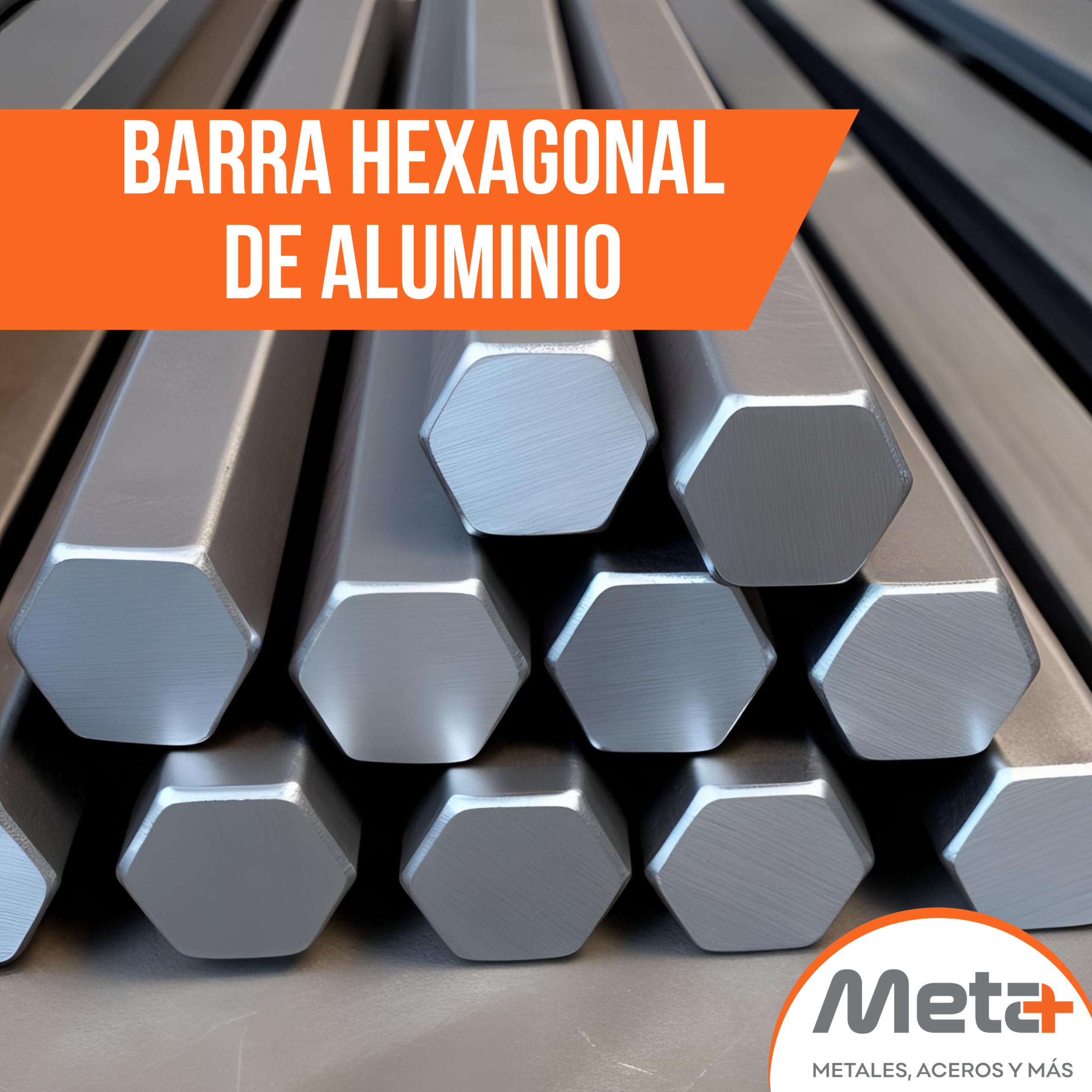 Barra Hexagonal de Aluminio