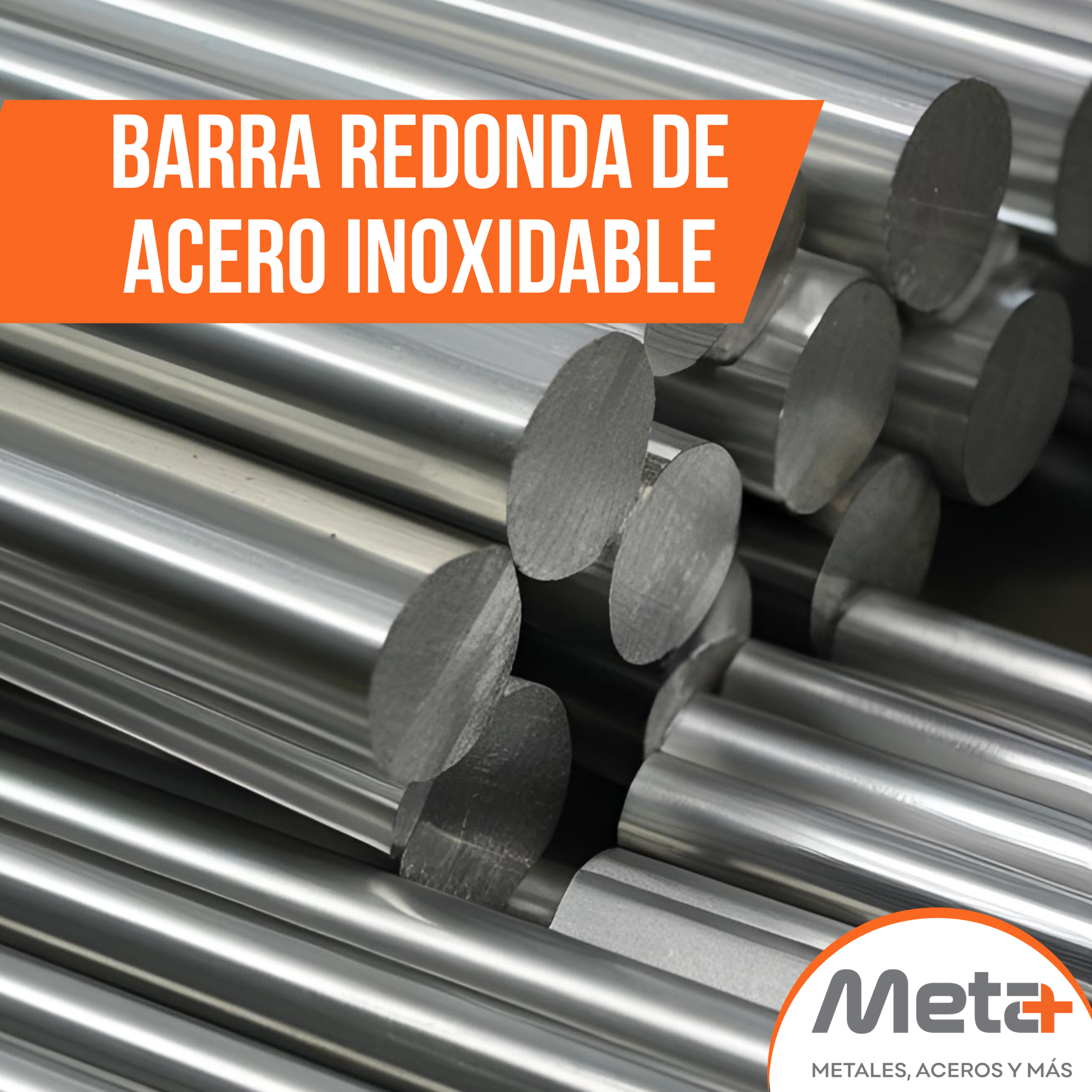 Barra Redonda de Acero Inoxidable