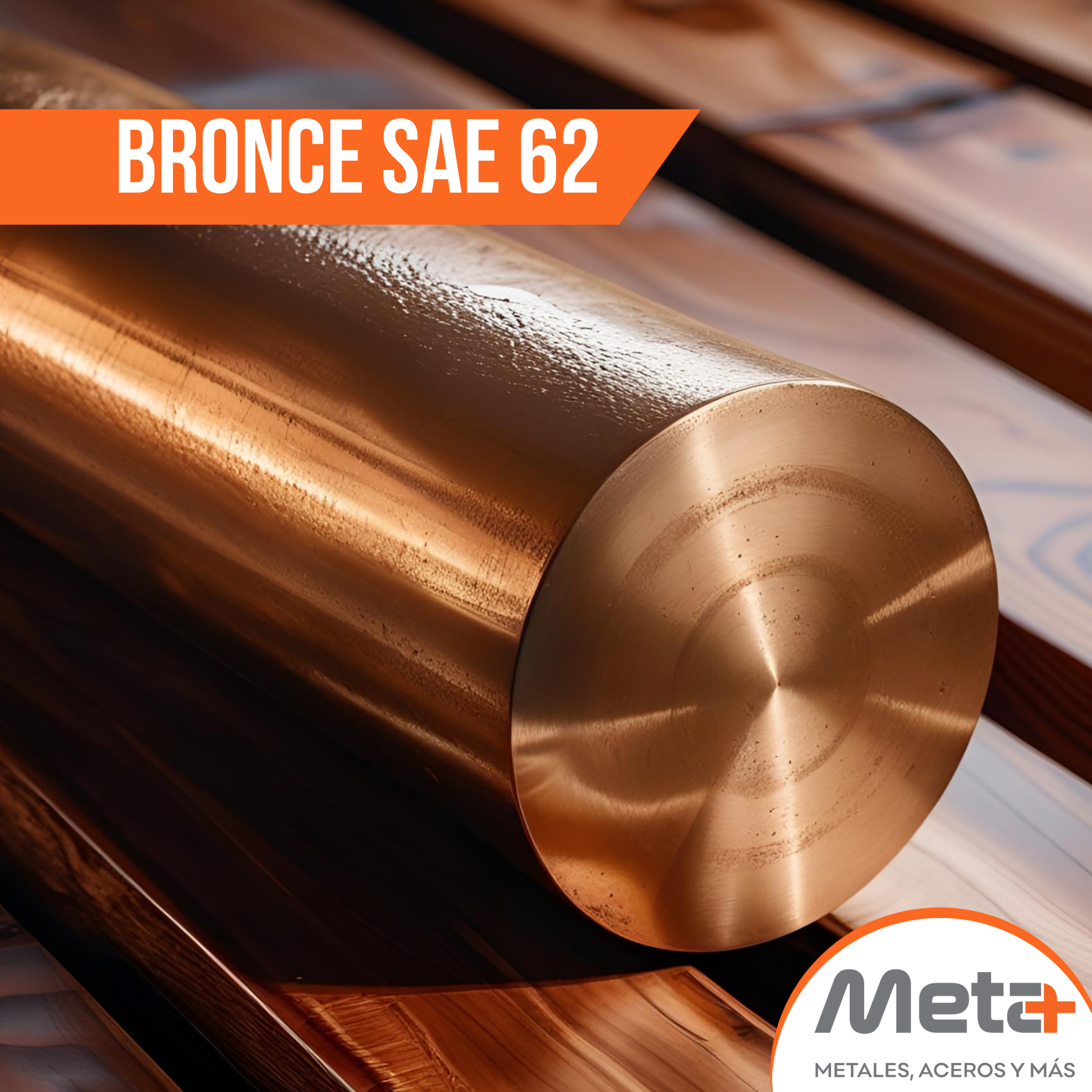 Barra Redonda de Bronce SAE 62