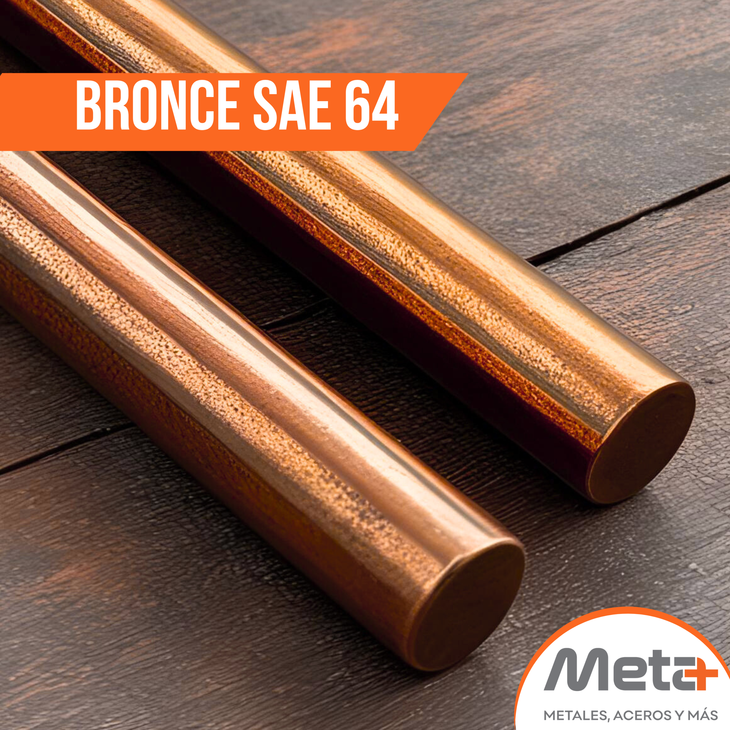 Barra Redonda de Bronce Aleación SAE 64