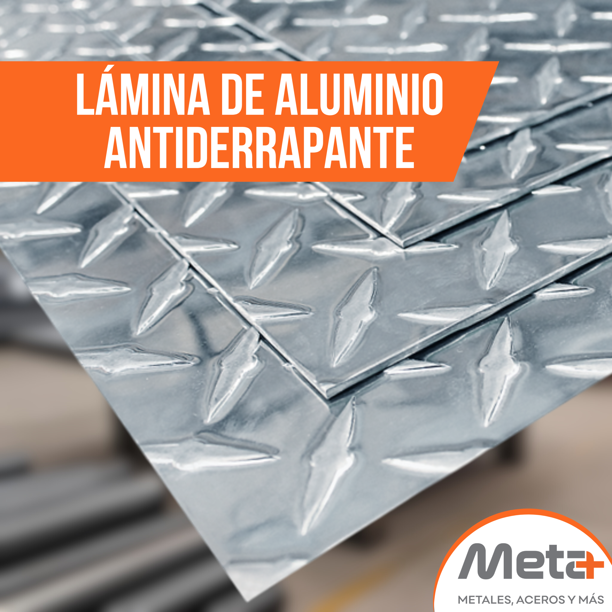 Lámina de Aluminio Antiderrapante